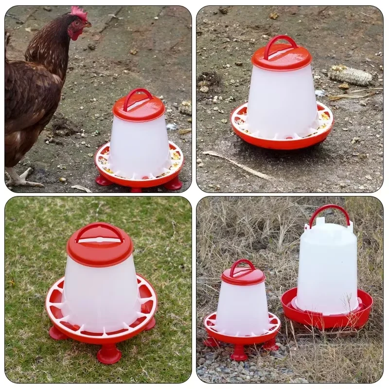 Poultry Waterer 1Pc 1.5kg/3L Automatic Drinker Bucket Chicken Feeder Barrel Quail Drinking Farm Chicken Coop Water Supply