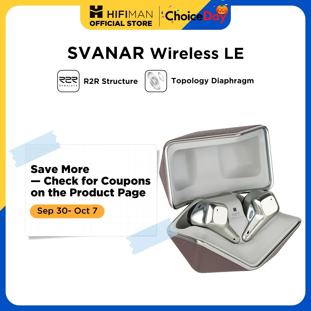 HIFIMAN SVANAR ワイヤレス LE ノイズキャンセリング Bluetooth