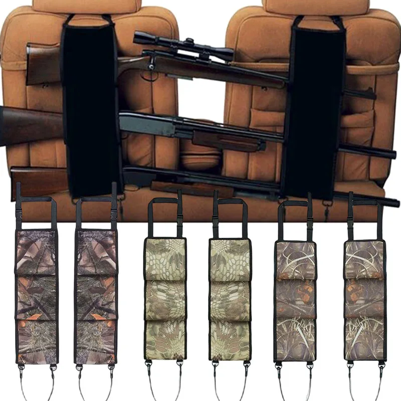 

Tactical Car Rear Backrest Seat Rifle Holster Gun Holder Organizer Pouch Storage Hang Sling Bag for Hunting Shooting Accessory