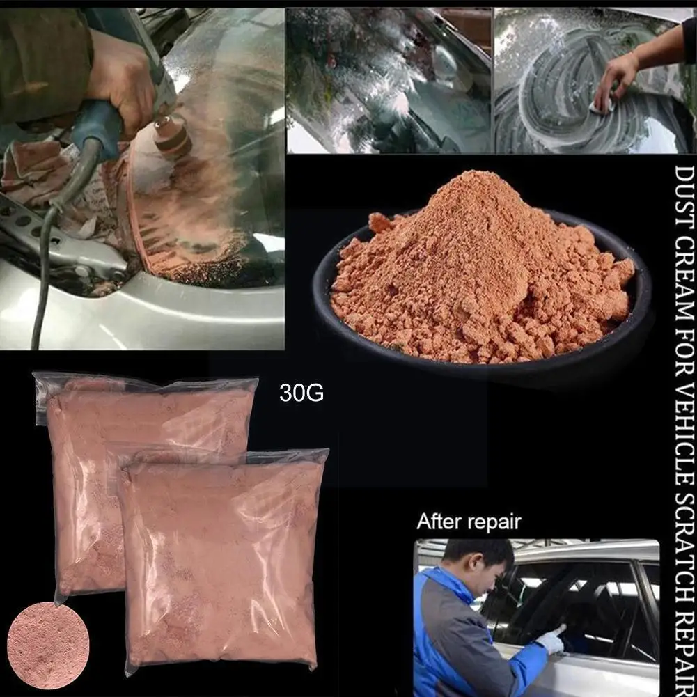 30gCarWindshieldPolishingPowderScratchRepairPaintAccessories