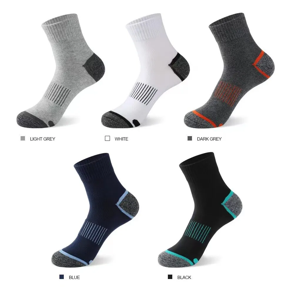 Mens Socks 6 Pairs/Lot Men Sport Socks Sweat Absorption Outdoor Socks Deodorizing Warm Gym Mid Tube Gym Trianing For Men