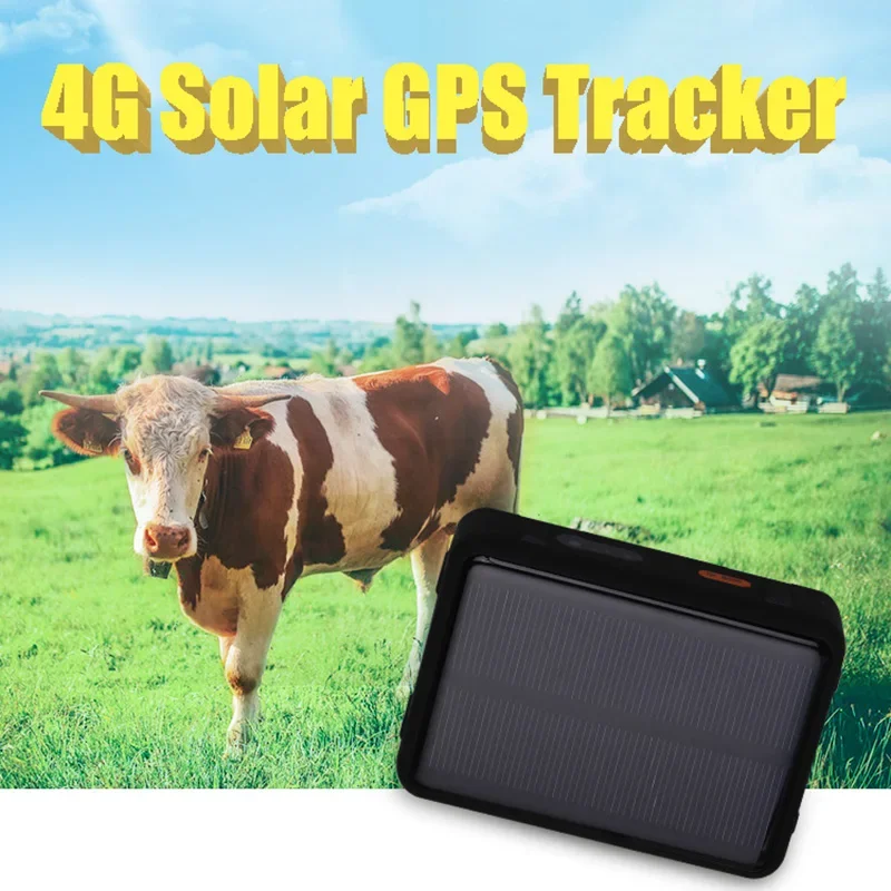 Solar 4G Pet Tracker Localizzatore Gps Mini Wifi Bovini Mucca Pecora Cavallo Cammello Animali Domestici Dispositivo Di Localizzazione Pet Smart Tracke