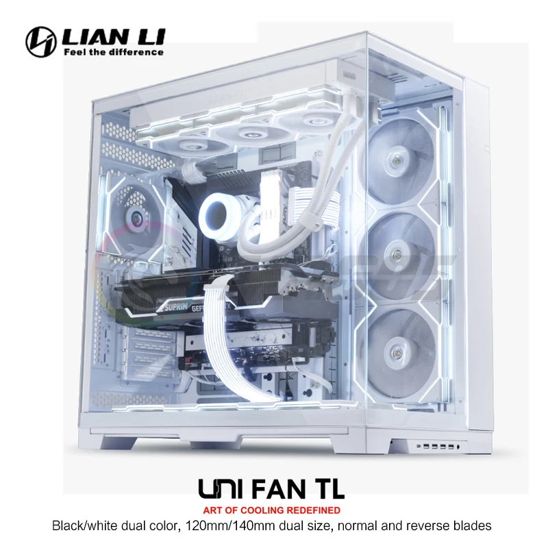 Li-ventilador de Refrigeração Tl120 Tl140 Uni para Frente Caixa do Computador Reverso Refrigerador de Água Suporte L-conectar Pacote de ou Peças li - Imagem 6