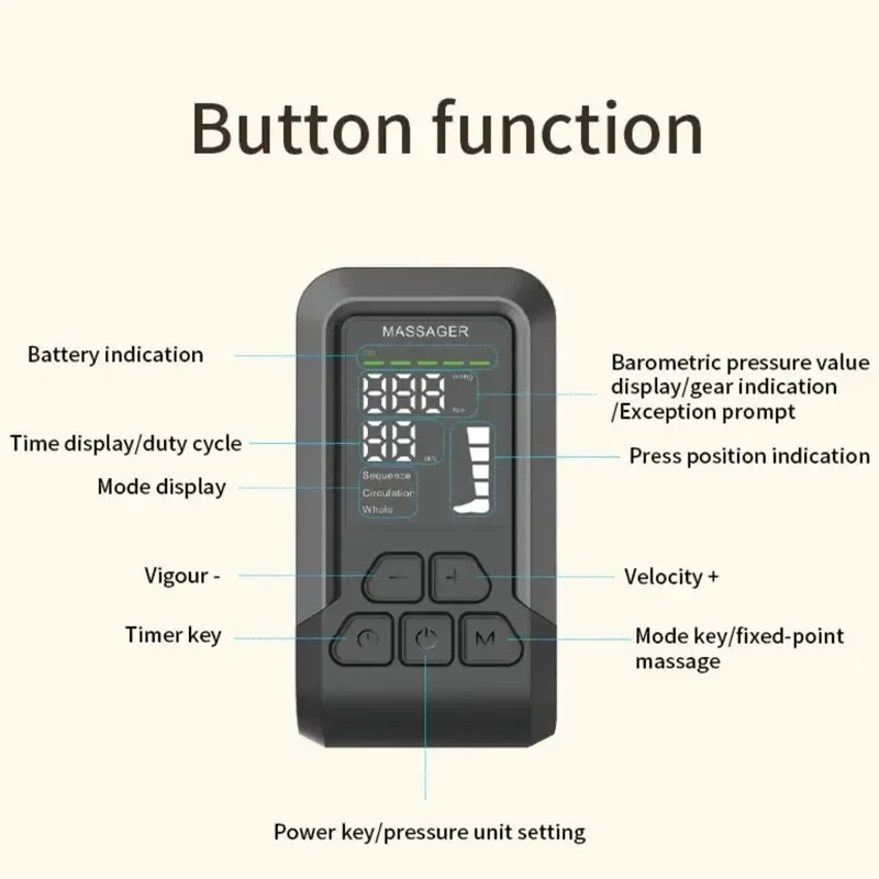 2025 Professional Air Compression Leg Massager to Improve Circulation Massage Foot and Leg Recovery Sequential Training  Boots