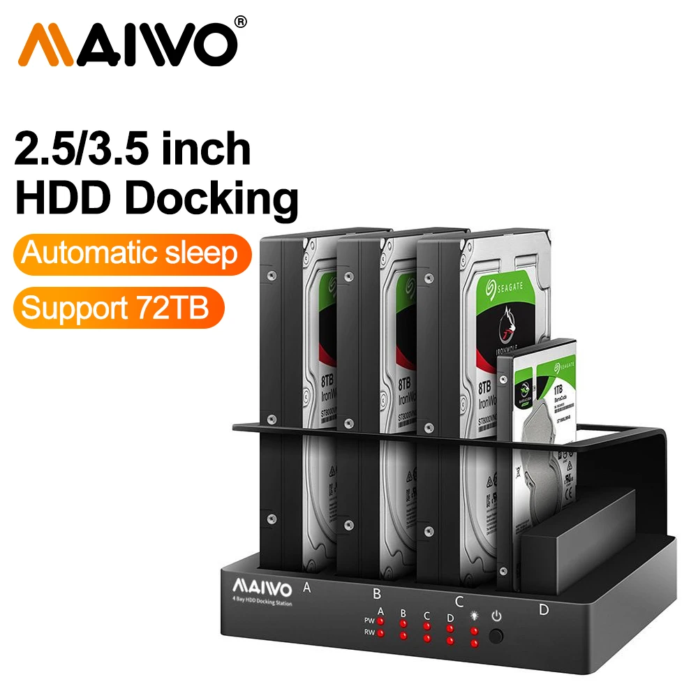 Maiwo Bay Hard Drive Enclosure For Inch SATA HDD With Want
