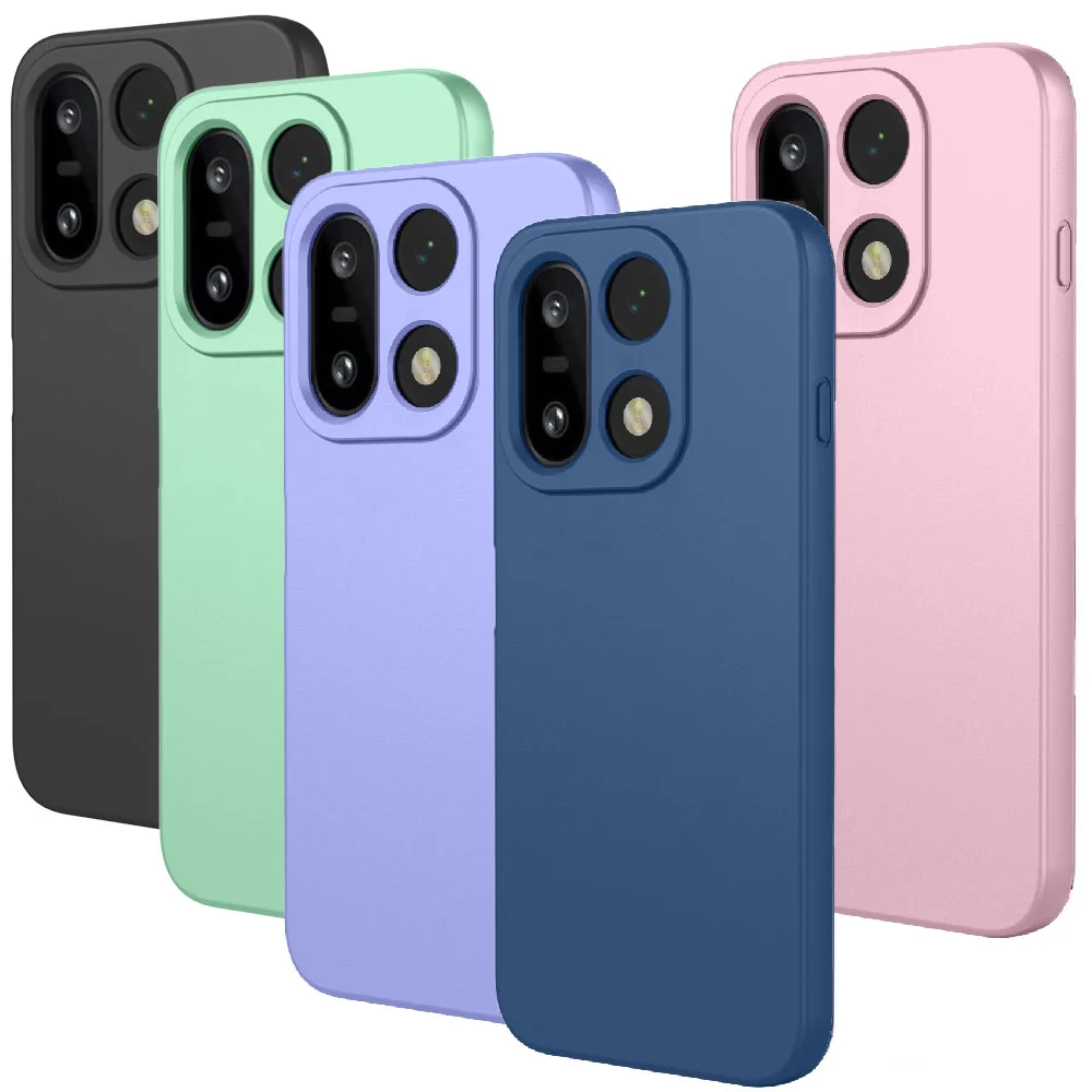 Smooth Silicone Case with Soft Skin-Like Texture and Microfiber Lining