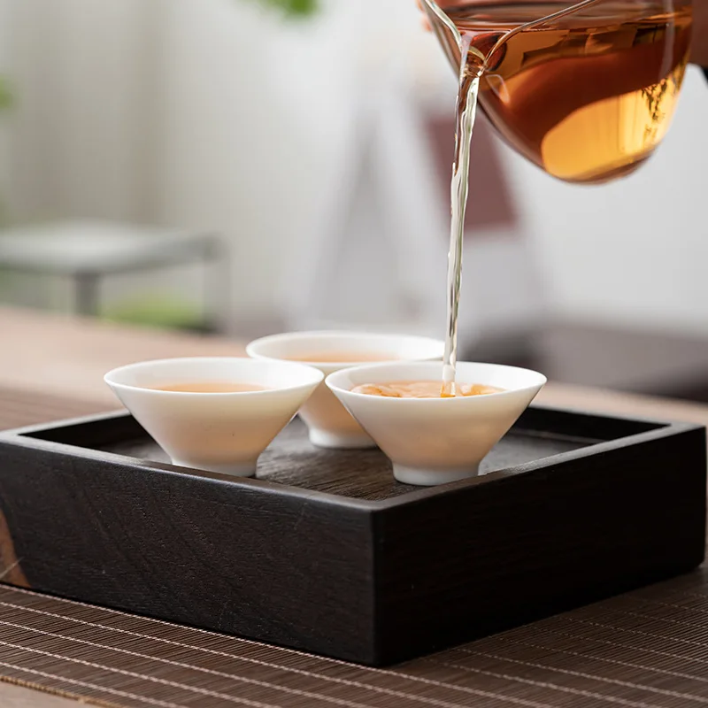 Handmade raw ore suet jade white porcelain hat cup ceramic tea cup small teacup kung fu tea set cup Dehua white porcelain