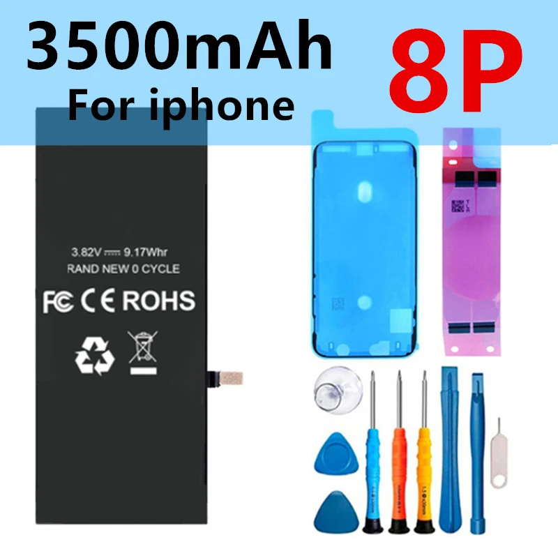 Batteria Del Telefono Ad Alta Capacità Nuovissime Batterie Di Ricambio Per Iphone 6S Per Apple 5 S Se 6 7 8 Plus 10 11 X Xr Xs Max