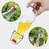 Mini Glass Vinegar Bottle, Kitchen Oil Container, Sealed Beverage Jars, Lid Seal Buckle Storage Bottle, Fresh Lemon Lime 6