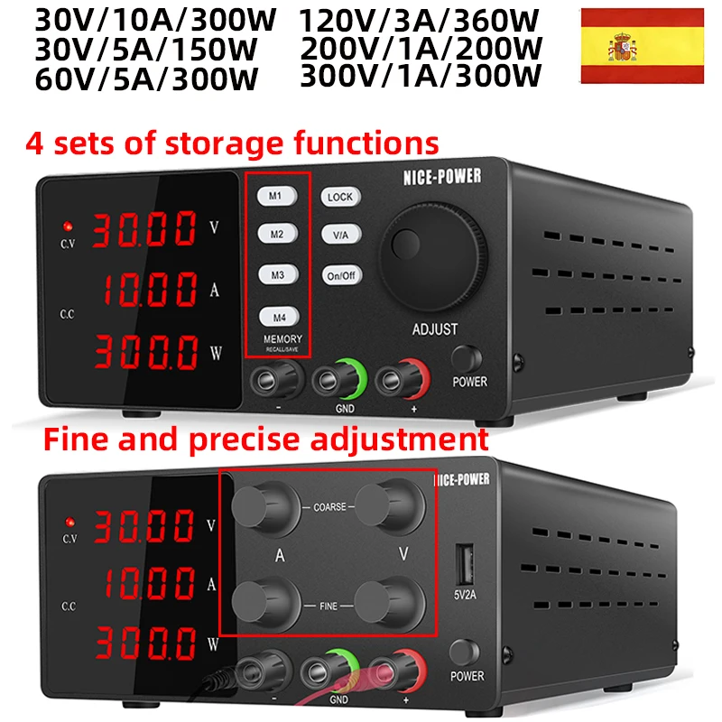 Fuente De Alimentación Programable 220V A 400V/1A – Ajustable Y Compacta