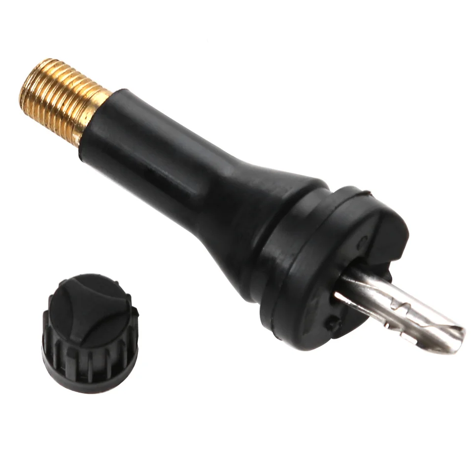 4 Pezzi Valvole TPMS Per Pressione Pneumatici | Steli A Scatto In Gomma E Metallo | Sensori Di Ricambio Universali Per Auto