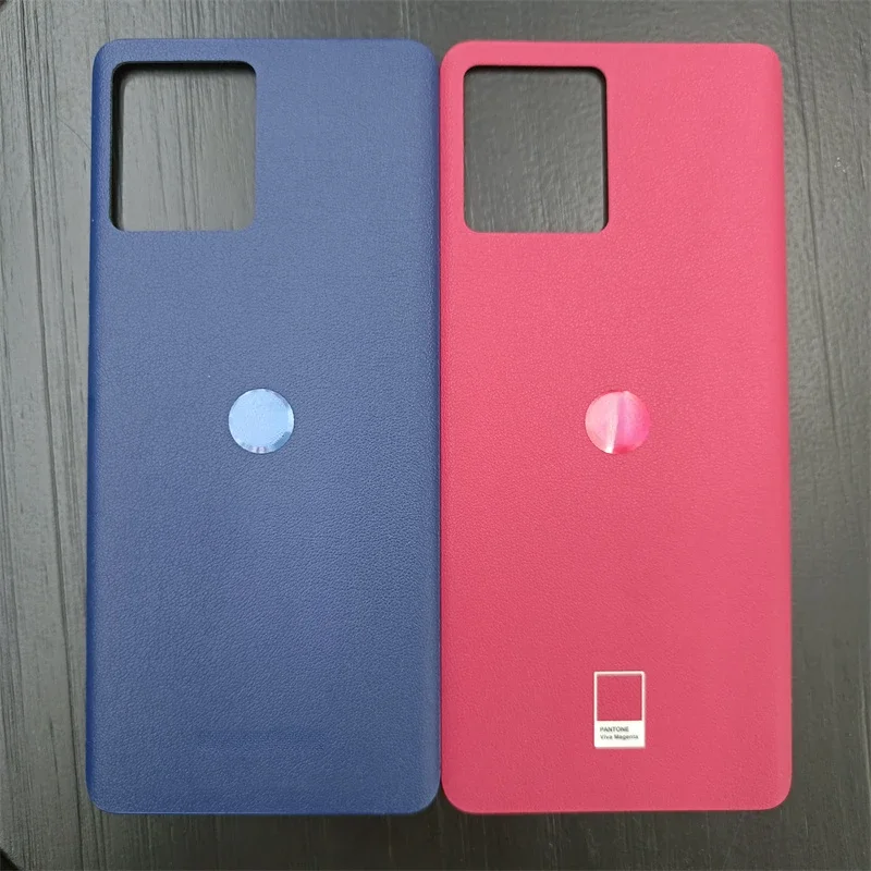 

Для Motorola Moto Edge 30 Fusion крышка аккумулятора задняя кожаная панель Задняя крышка корпуса Запасные части