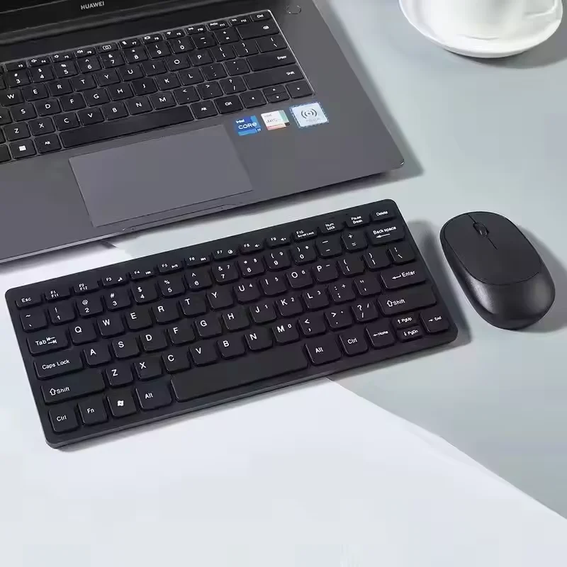 2.4G 무선 키보드 및 마우스 Protable 미니 키보드 마우스 콤보 세트 노트북 노트북 Mac 데스크탑 PC 컴퓨터 스마트 TV PS4