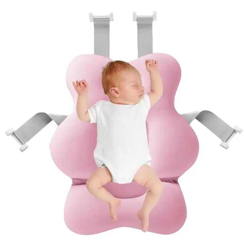 

Newborn Shower Bath Tub NonSlip Foldable Baby Bath Tub Pad Newborn Bathtub Seat Infant Bath Support Cushion Soft Pillow