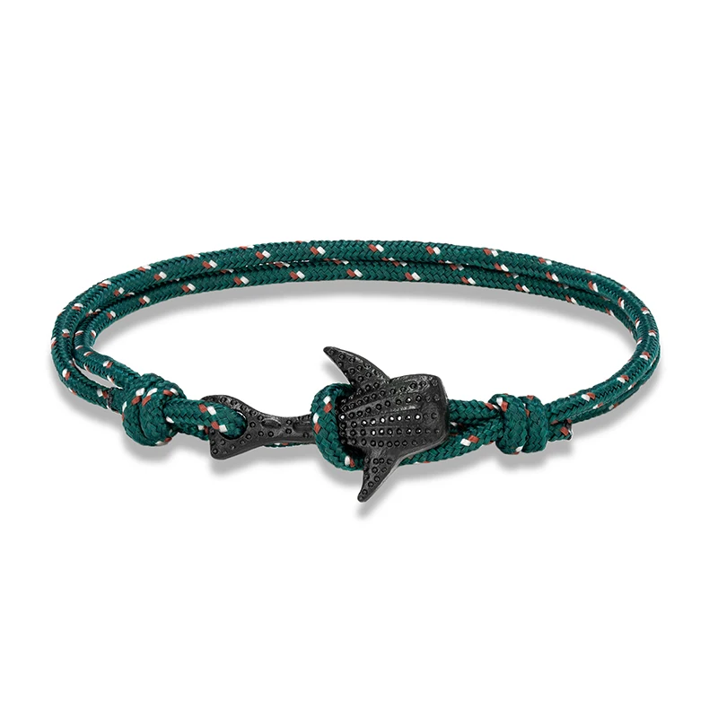 MKENDN Sommer Strand Stil Schwarz Wale Armband Männer Frauen Einstellbare Multilayer Glück Seil Ozean Liebhaber Surfer Armband Geschenke – Detail 12