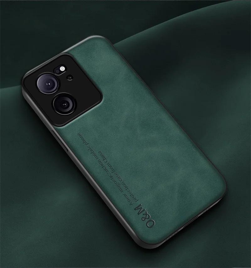 Custodia per telefono in pelle scamosciata per Xiaomi Mi 11 12 13 Lite 14 10T 11T 12T 13T Poco F3 F4 F5 Pro Magnete incorporato in silicone di ferro_voghion.com