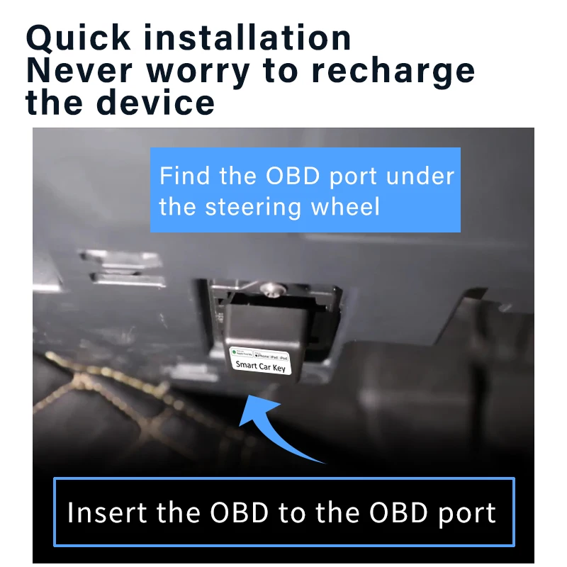 Find My car OBD for iPhone Compatible with all car OBD locators Monitoring tracker Vehicle anti-lost Free app Find function