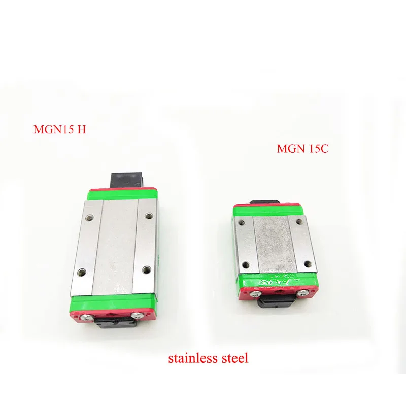 Miniature Linear Rail MGN7 MGN12 MGN15 MGN9 300 350 400 450 500 600 800mm Miniature Linear Rail Slide 1Cnc Linear Guide+1 Bearing SS Carriage