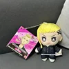 10cm JP Anime Kawaii Tokyo Revengers Plush Doll Toy Baji Keisuke Matsuno Chifuyu Takashi Mikey Anime Cute Soft Stuffed Pillow 5