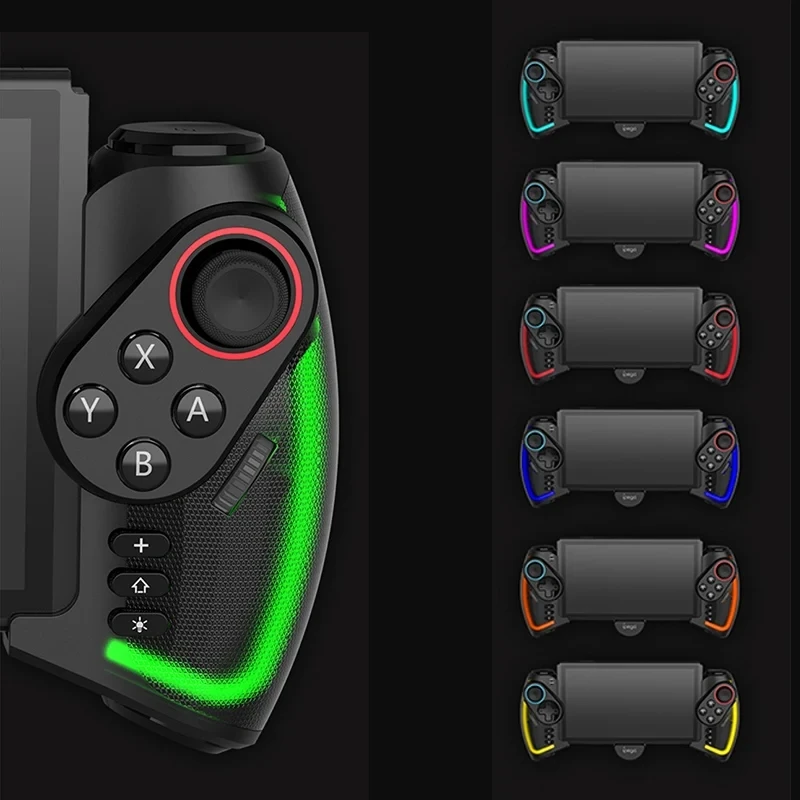 Ipega PG-9777S Bluetooth Gamepad For Nintendo Switch Android iOS iPad PC With RGB Light Linear Vibration Stretchable Controller