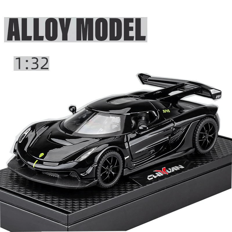 

Koenigsegg jesko Car model Children's Toy Boy Alloy car model Collection ornaments, children's Christmas gift toys for boys.