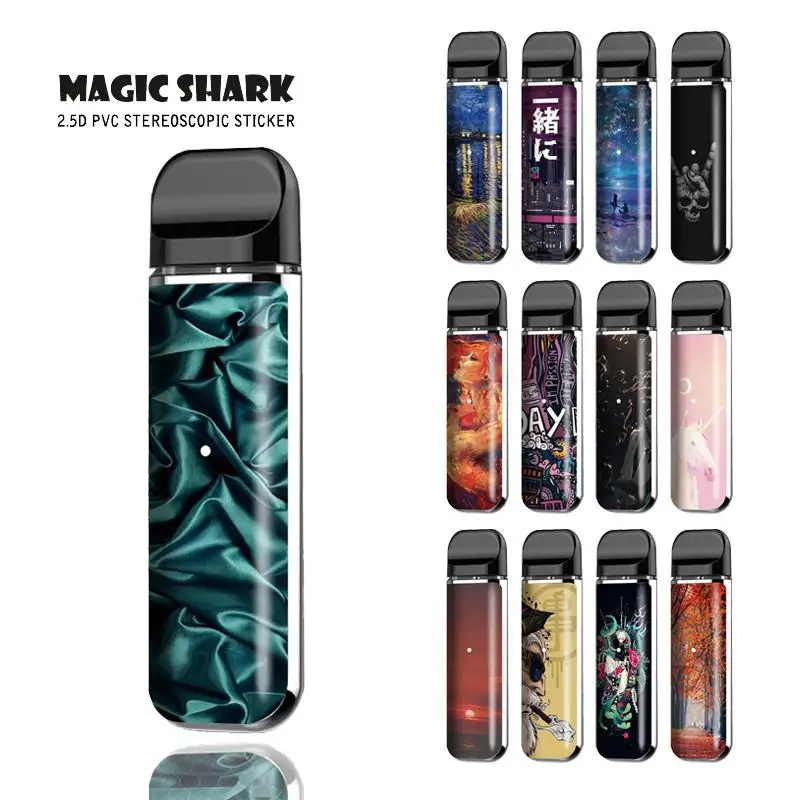 

Новое поступление, Череп, вспышка, аниме астронавт, луна, торт, ПВХ наклейка, Обложка, лента, чехол для Smok Novo