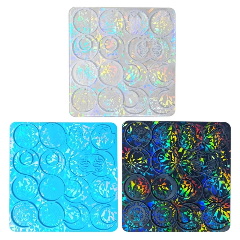 

Handmade Crystal Moon Pendant Resin Mold for DIY Fashion Enthusiasts