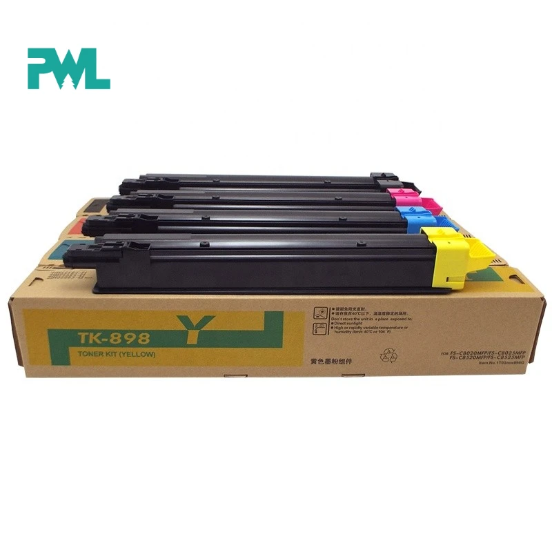 1PC Compatible Toner Cartridge TK897 TK898 TK899 TK895 For Kyocera FS-C8020MFP C8025MFP C8520MFP C8525MFP Printer Supplies
