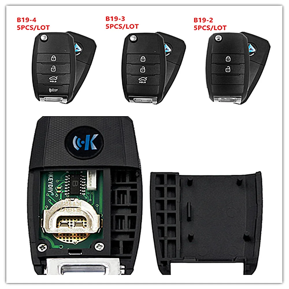KEYDIY B19 4 버튼 범용 KD 원격 제어 B 시리즈 B19-4 KD200 K..