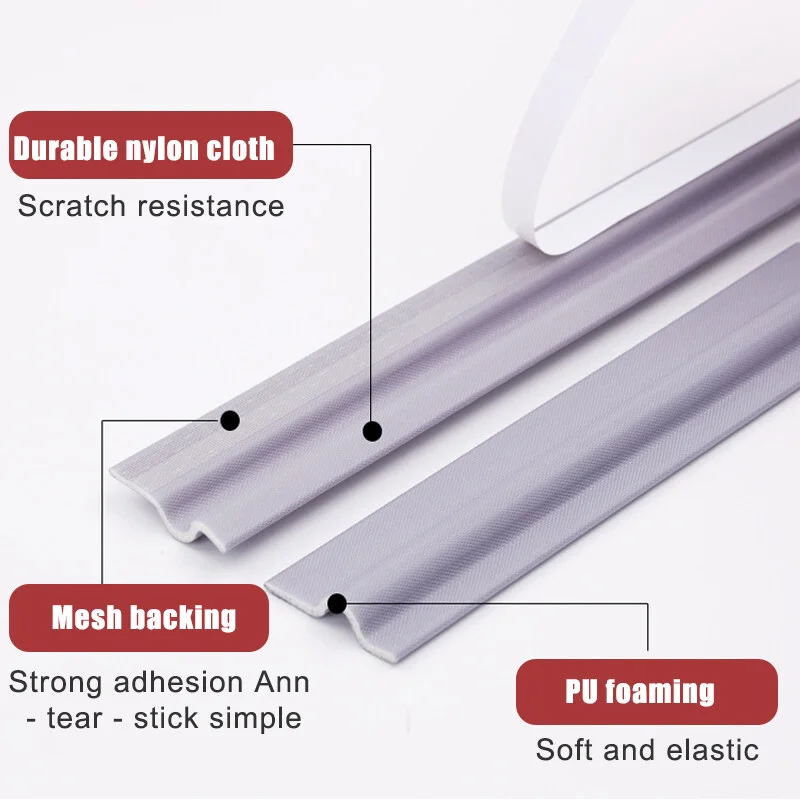 Weather Seal Strip - Acoustic Foam Insulation Tape for Doors & Windows, Windproof & Soundproof