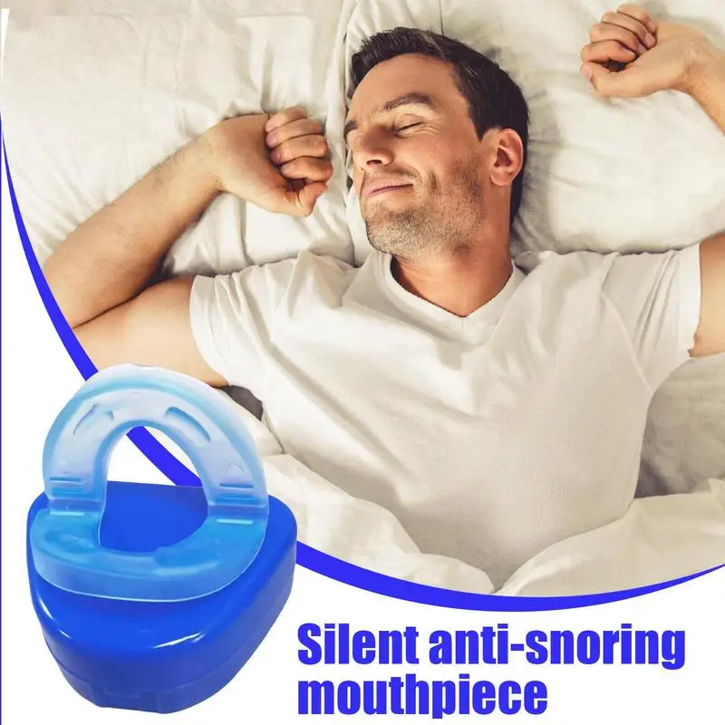 Anti Snoring Mouthpiece Reusable Snore Device Stopper Reduce Snoring Aid Snore Solution for Comfort & Easy Breathing