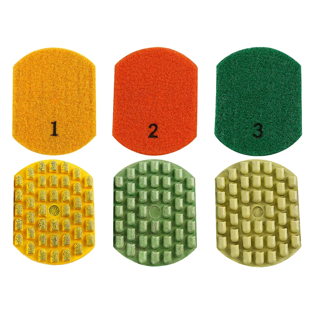 

1pc 100mm Polishing Pad Emery Nylon Sanding Disc For Granite Stone Concrete Marble Ceramic Stone Polisher Disc Polishing Pad