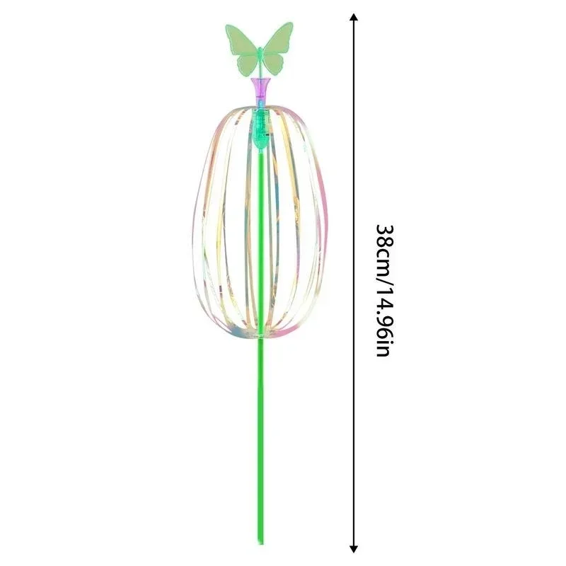 3/5pcs Bubble Magic Wand,Rainbow Twirler Stick,Spin Glitter Stick,Variable Twirler Stick Rave Toys for Party Festival 5