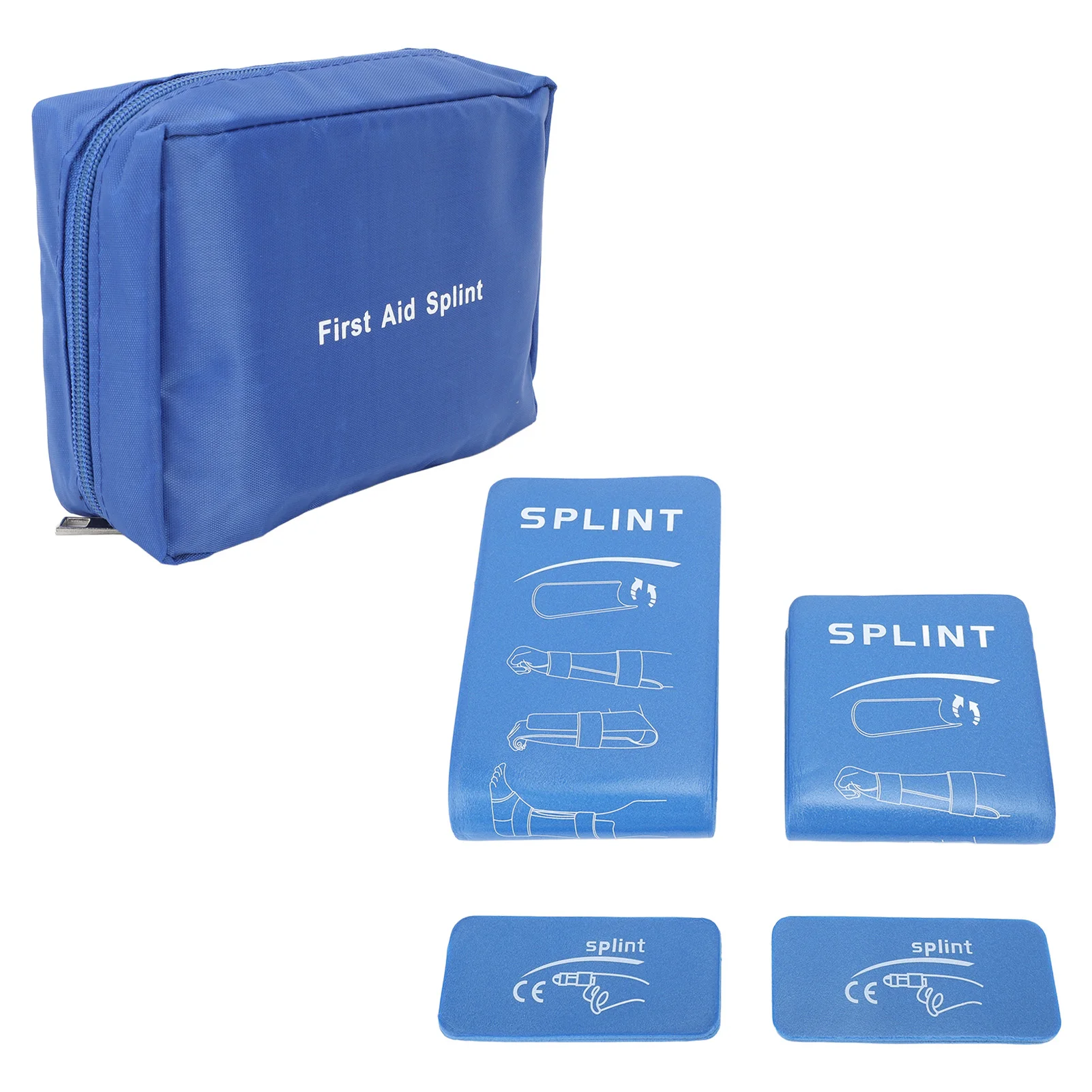 

First Aid Splint Aluminum Splint Emergency First Aid Splint Easy Cutting Breathable Splint for Arm Leg Finger