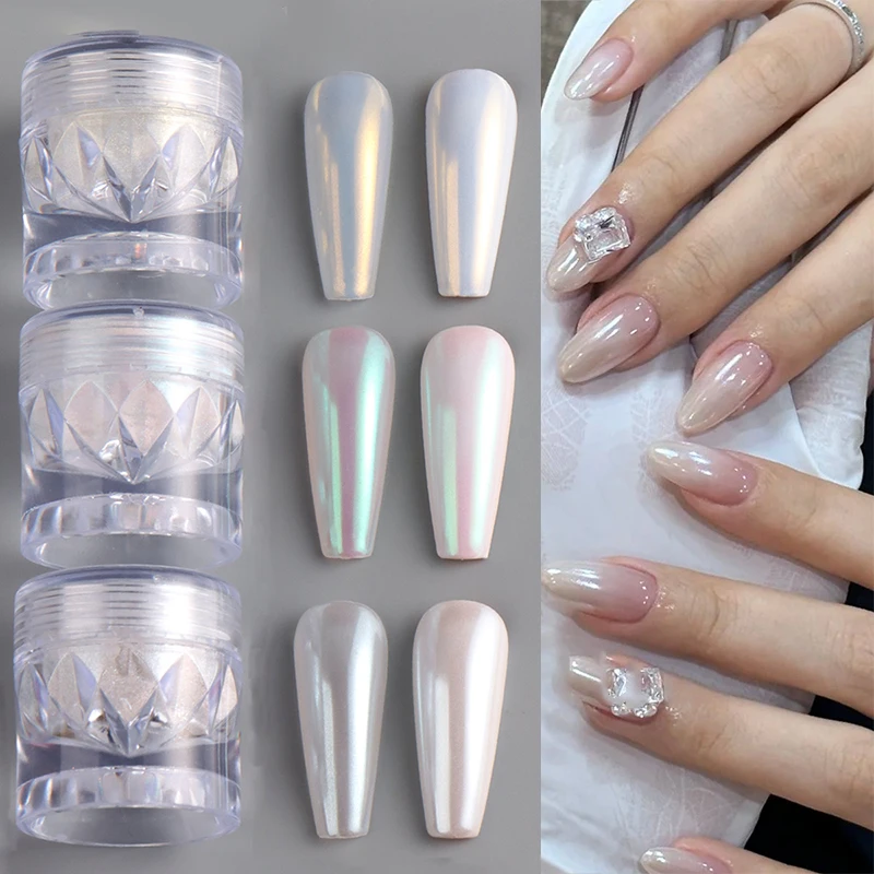 Crystal Plating Ultra-Bright Metallic Nail Powder - Moonlight Effect