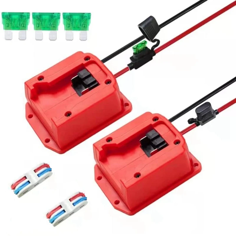 2 Packs Power Wheel Battery Adapter Compatible With Mk 18v Lithium