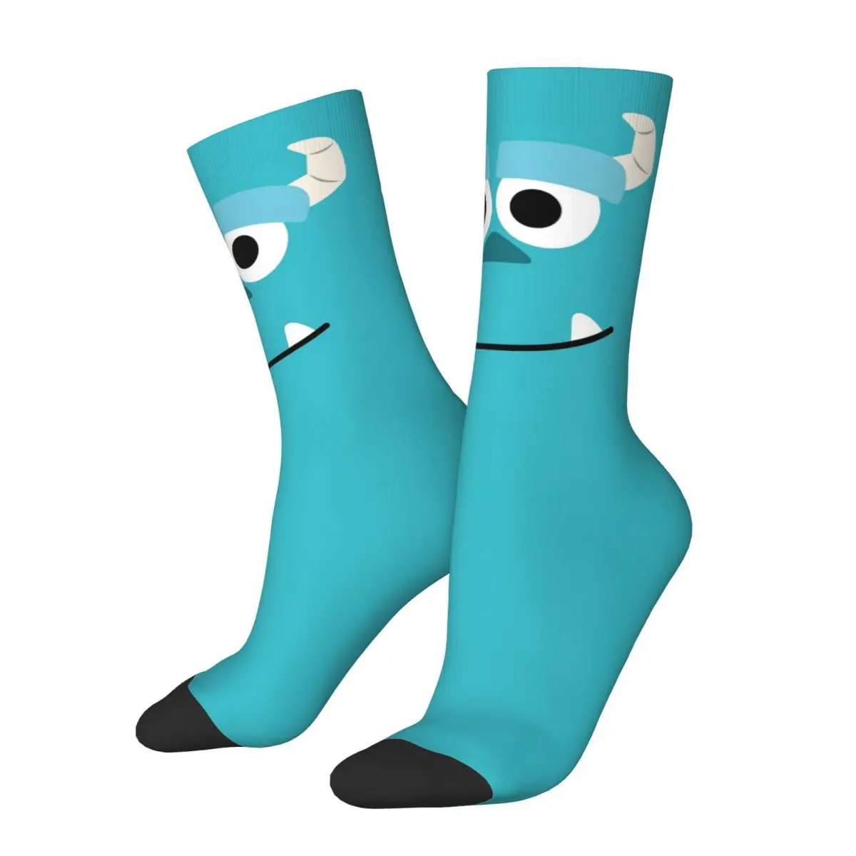 

Sullivan Sulley Monster Cartoon Accessories Crew Socks Sweat Absorbing Graphic Middle Tube Sock