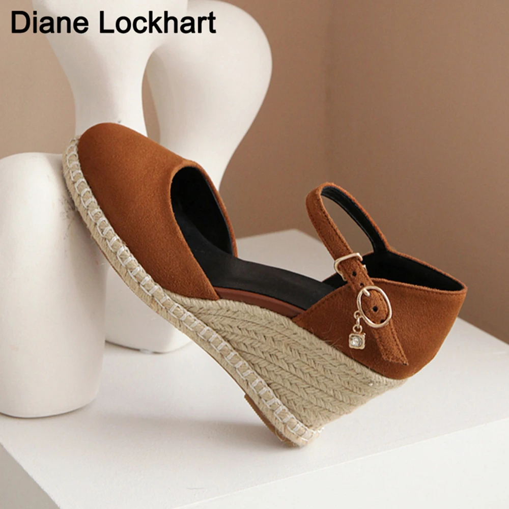 brand New platform wedges high heels Espadrilles sandals women
