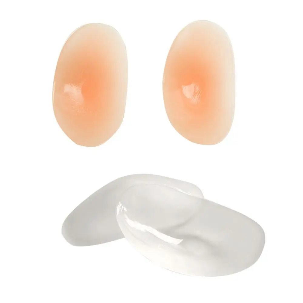 Self Adhesive Silicone Shoulder Pad Reusable Breathable Traceless Anti-Slip Sponge Invisible Shoulder Pads Clothes Sewing Tools