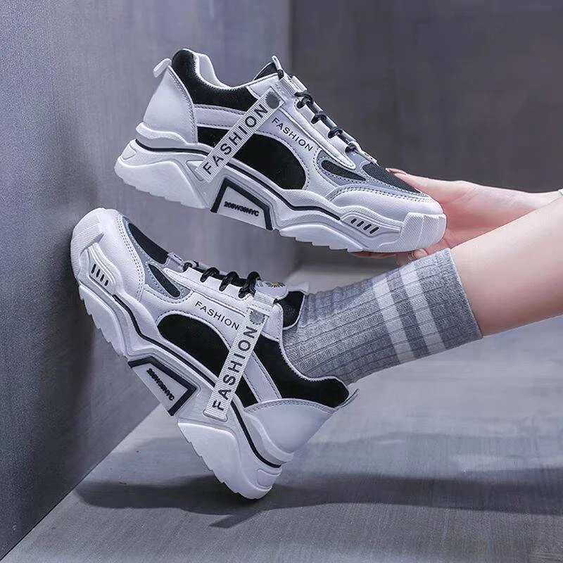 Fashion Women Leisure Sneakers Outdoor Mesh Soft Bottom Sport Shoes Solid Slip on Breathable Shoes Sneakers Women Zapatos Mujer