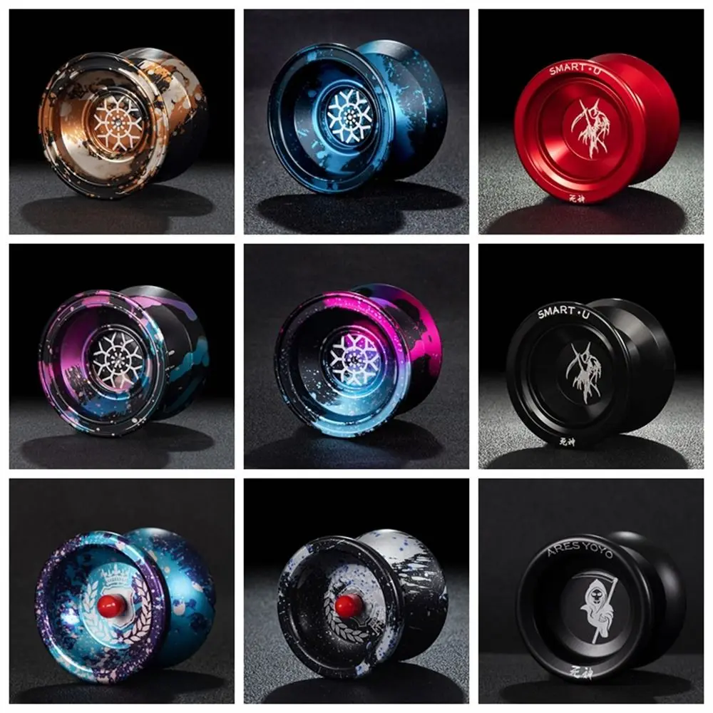Classic Toys 10 Ball Bearing Metal Yoyo Alloy Aluminum High Speed Yo Yo Toys Spinning String Professional Yoyo Ball Gift