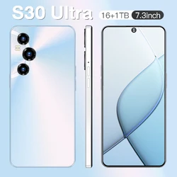Globalny ekran S30 Ultra 7.3HD 16GB + 1TB 8000Mah Android13 celulna Dual Sim Face odblokowany 5G oryginalny tablet z funkcją telefonu komórkowy