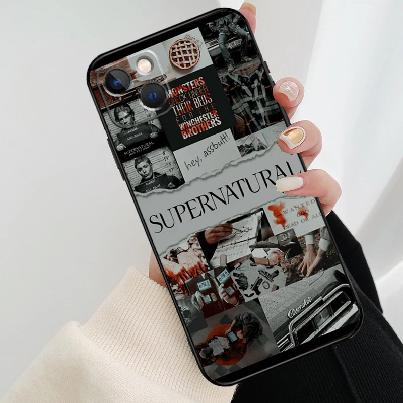 Supernatural Winchester Mobile Celular Phone Cases for iPhone 15 14 12 13  mini 7 8 PLUS X XS XR 11 PRO MAX SE 2020 Coque Fundas - AliExpress