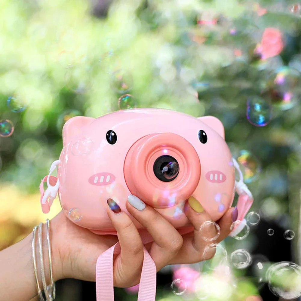 

Детский аппарат для мыльных пузырей с камерой, уличная игрушка для детей, для девочек и мальчиков, ручка для мыльных пузырей, игрушка для детей, прочная Автоматическая воздуходувка