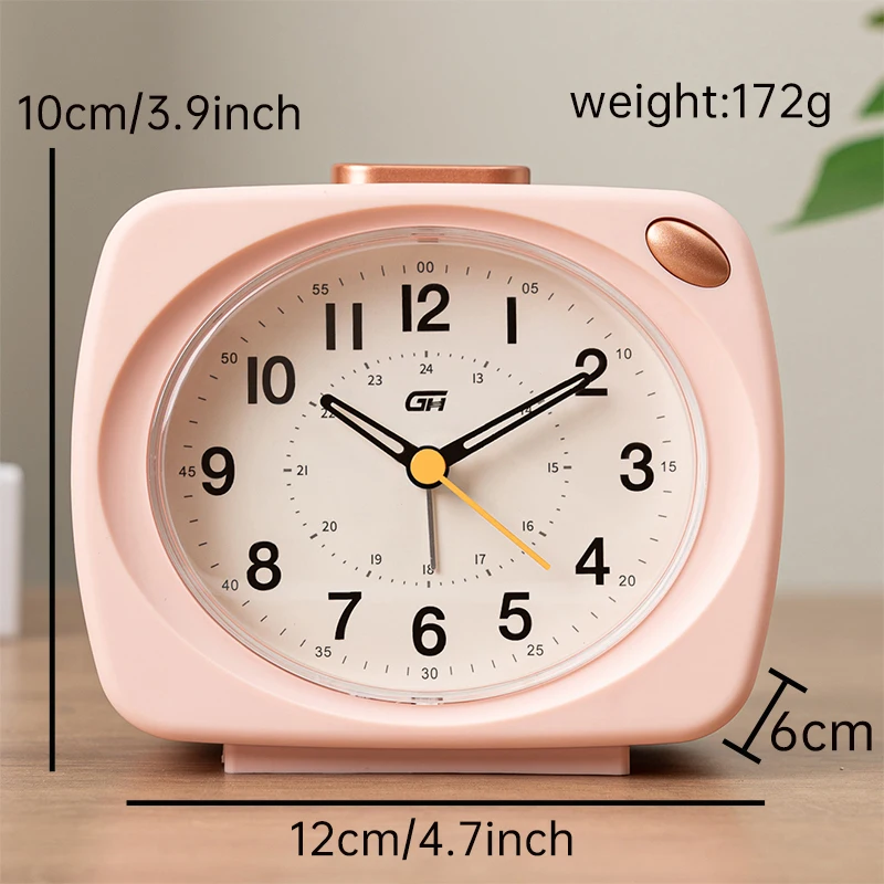 Modern Music Alarm Clock with Snooze and Night Light Functions - Perfect School Season Gift