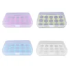 Portable Egg Fresh-keeping Case Holder Plastic 15 Grid Egg Storage Rack Transparent Dispenser Accessories Kitchen Food Organizer 5