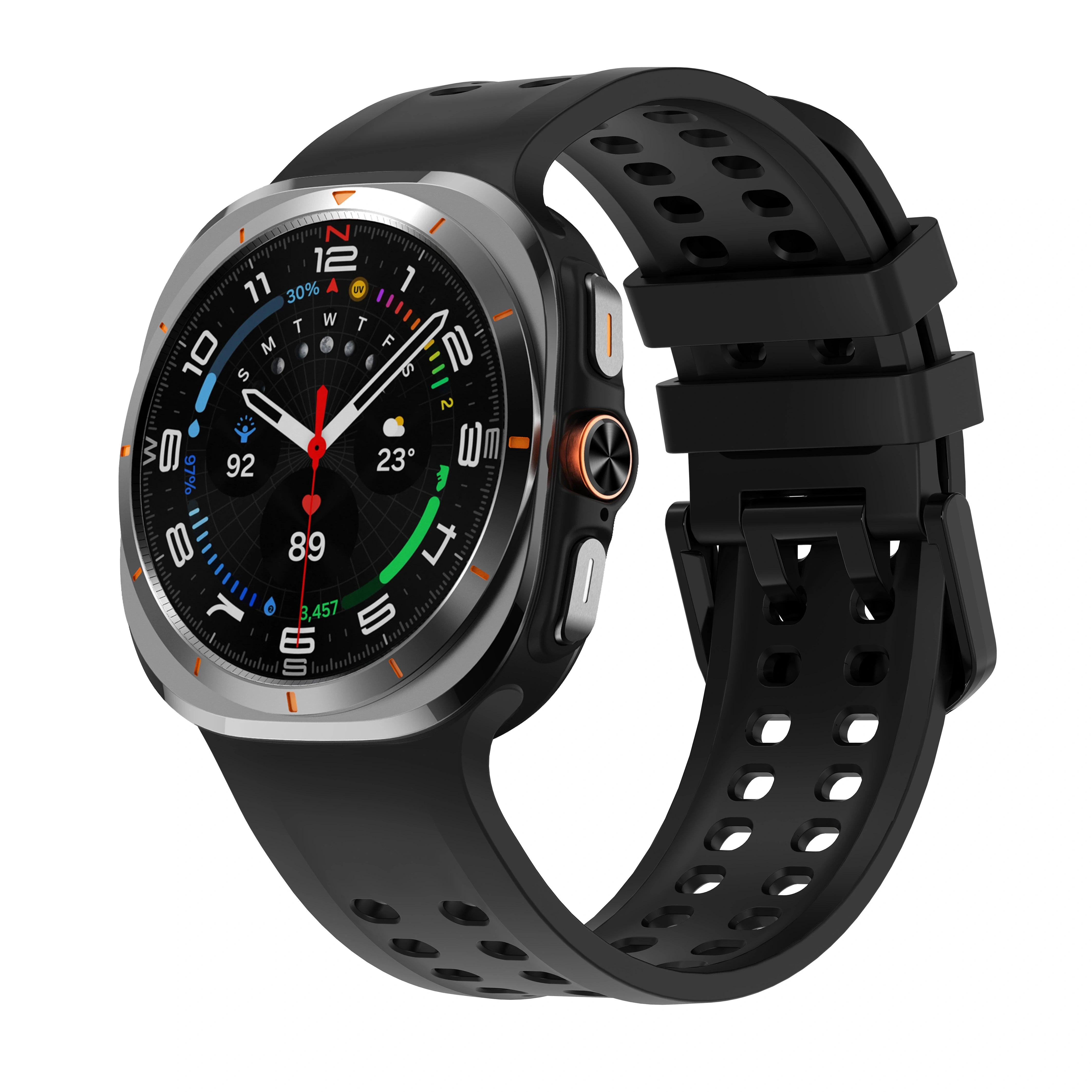 Premium Silicone Breathable Strap - Soft Wristband for Galaxy Ultra 47mm Watch