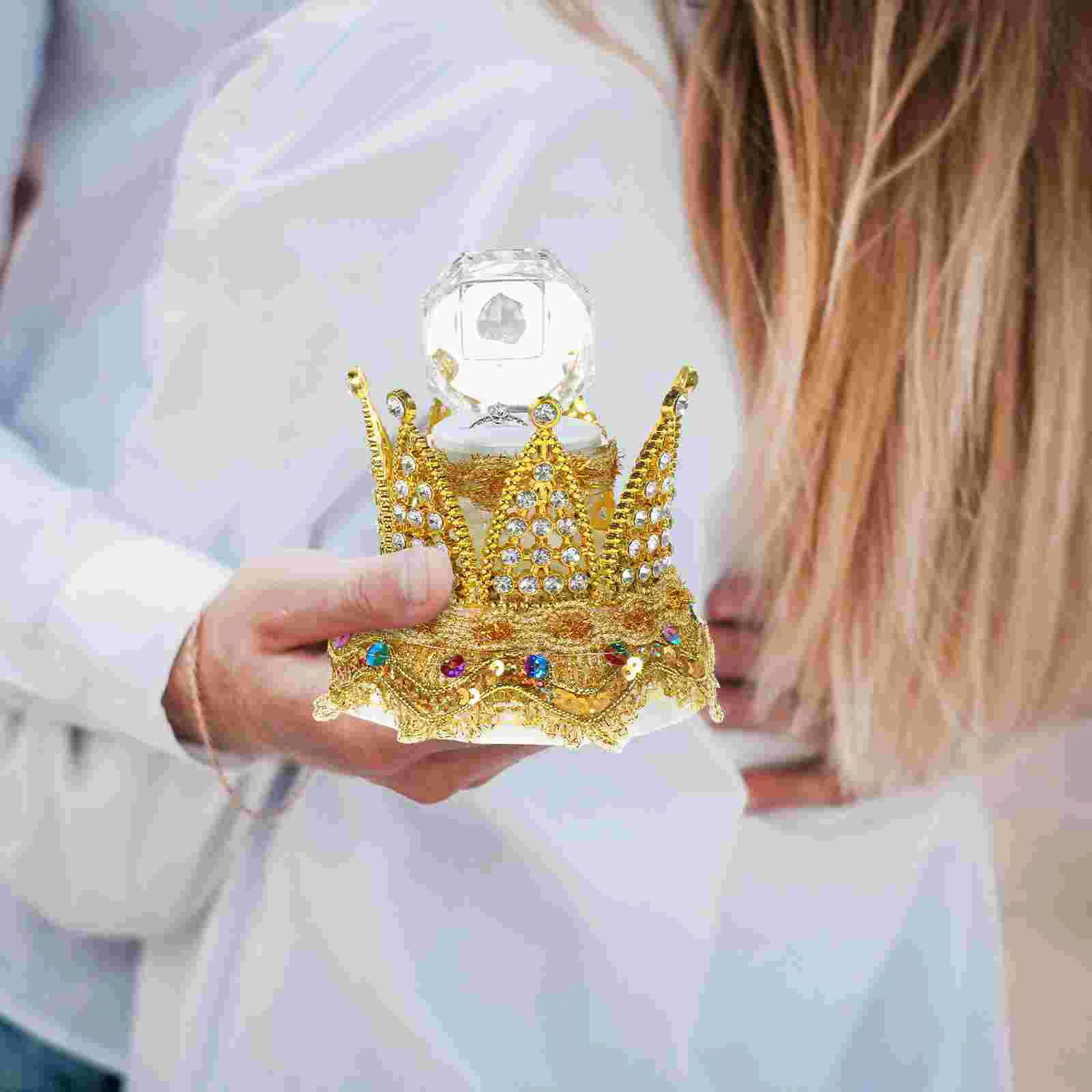 

Ring Box Valentine Goodies for Class Jewelry Valentines Doilies Silk Cloth Day Presents