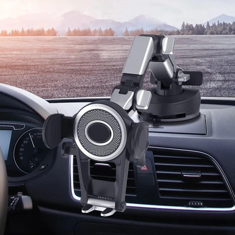 Dashboard Phone Holder Stand with Number Card Design Windshield Car Mobile Phone Holder Auto Stand