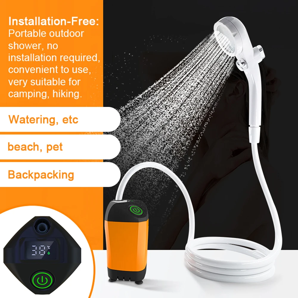 Camping Shower Portable Rechargeable  Outdoor Portable Shower Head -  Portable - Aliexpress